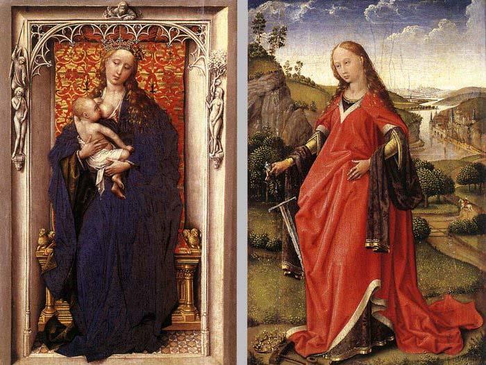 WEYDEN, Rogier van der Diptych